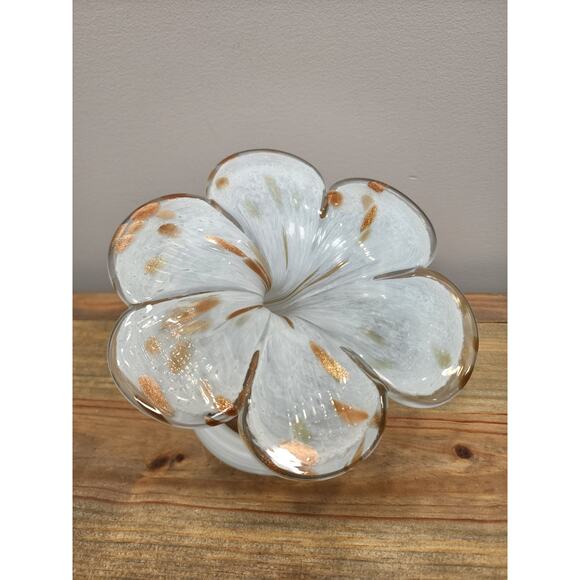 Murano Blown Glass Flower GORGEOUS